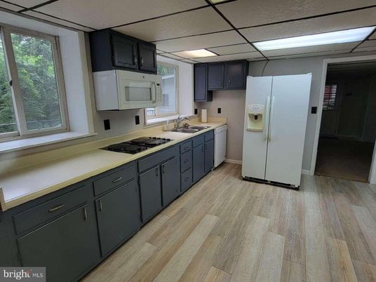 Interior, Kitchen, Wood Texture Flooring