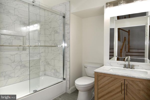 Bathroom, Glass Shower, Interior, Marble Walls