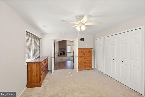 Empty room, Fireplace, Interior