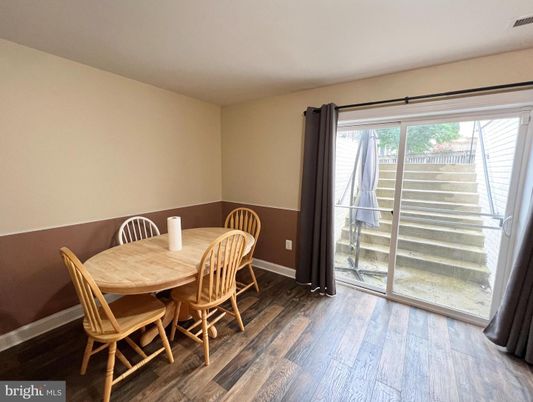 Dining room, Interior, Wood Texture Flooring