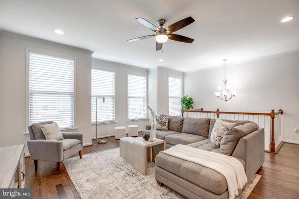 Chandelier, Interior, Living room, Recessed Lighting, Wood Texture Flooring