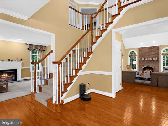 Fireplace, Interior, Recessed Lighting, Wood Texture Flooring