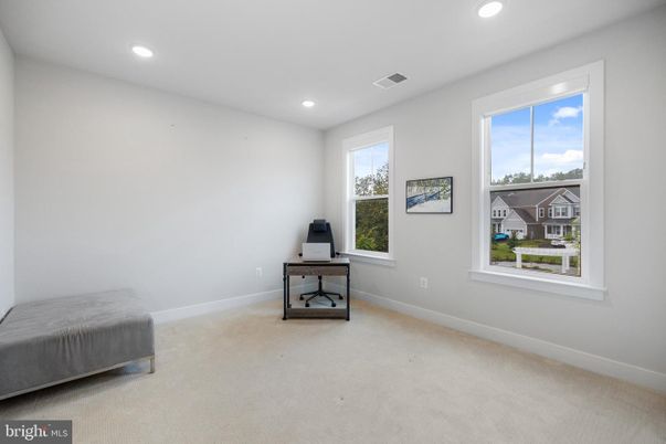 Home Office, Interior, Recessed Lighting