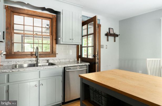 Interior, Kitchen, Wood Texture Flooring