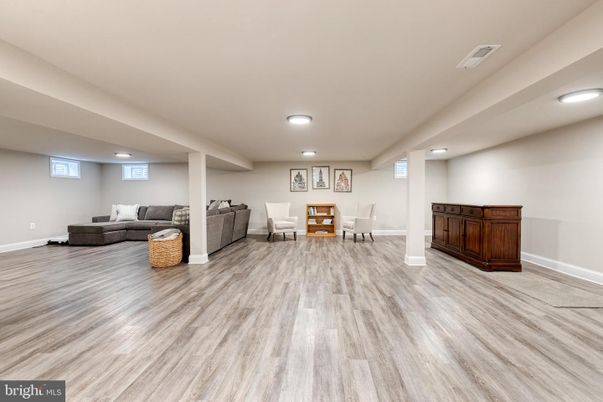 Dining room, Interior, Living room, Recessed Lighting, Wood Texture Flooring