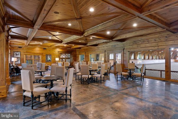 Dining room, Interior, Recessed Lighting, Wooden Beams, Wooden Ceilings, Wooden Walls