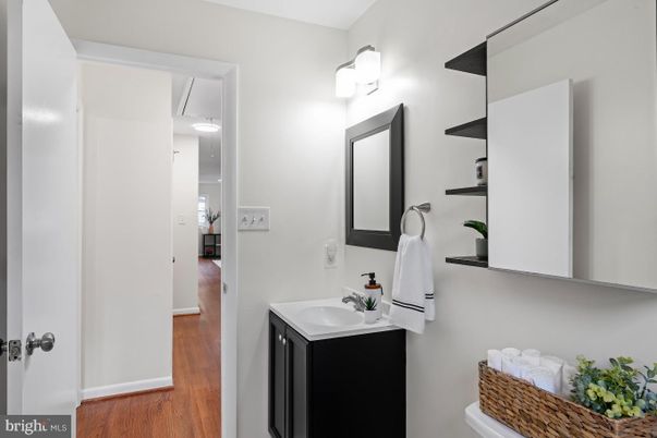 Bathroom, Interior, Wood Texture Flooring