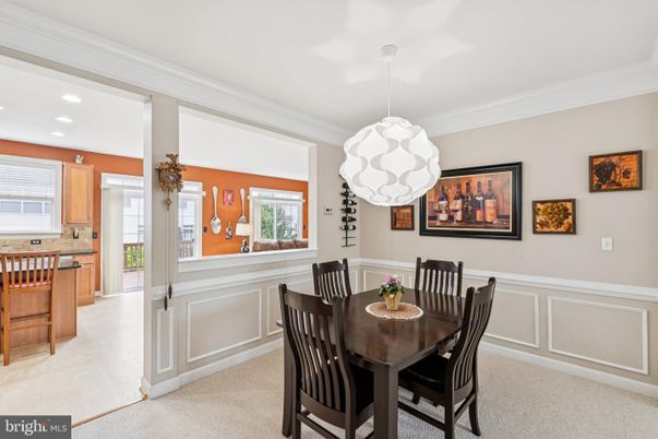 Dining room, Interior, Kitchen, Pendant Lights, Recessed Lighting