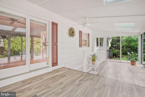 Interior, Sun Room, Wood Texture Flooring