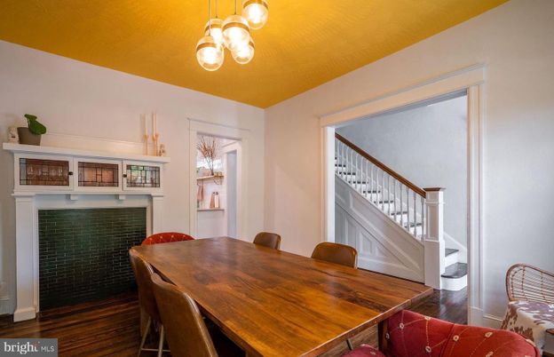 Dining room, Interior, Wood Texture Flooring