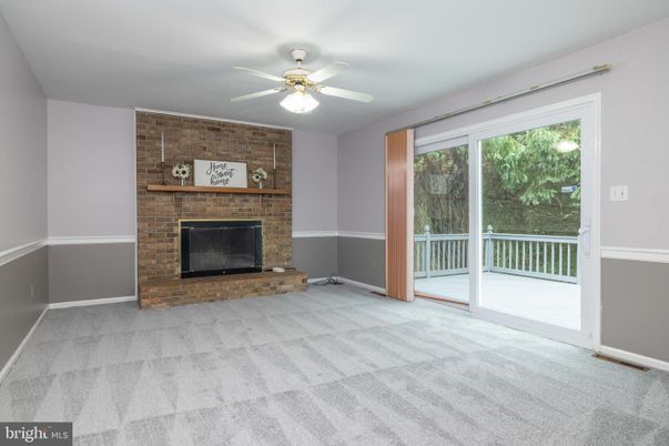 Empty room, Fireplace, Interior, Stone Walls