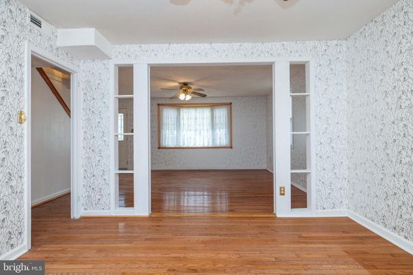 Empty room, Interior, Wood Texture Flooring