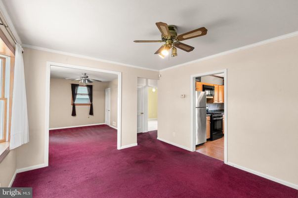Empty room, Interior, Kitchen, Stainless Steel Appliances