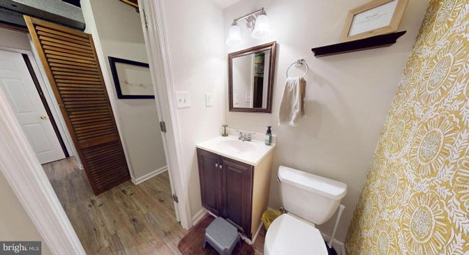 Bathroom, Interior, Wood Texture Flooring