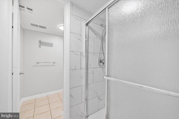 Bathroom, Glass Shower, Interior, Marble Walls