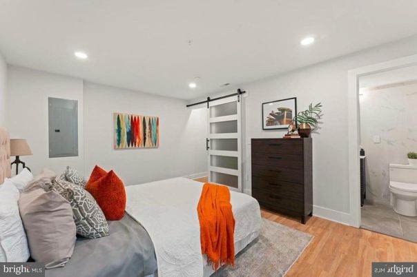 Bathroom, Bedroom, Interior, Recessed Lighting, Wood Texture Flooring