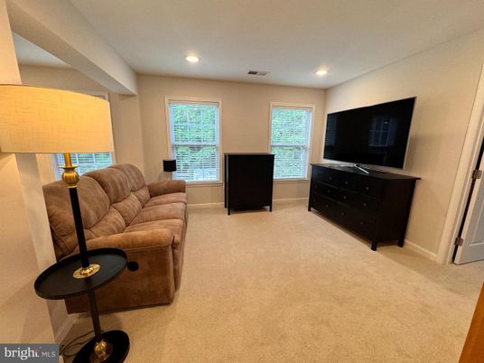 Interior, Living room, Recessed Lighting