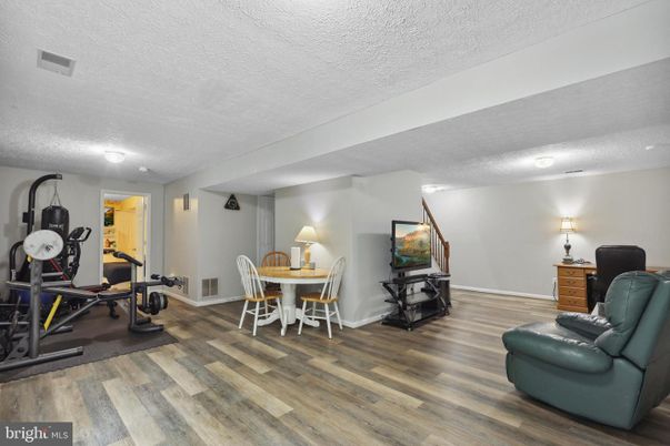 Dining room, Fitness Equipment, Interior, Wood Texture Flooring