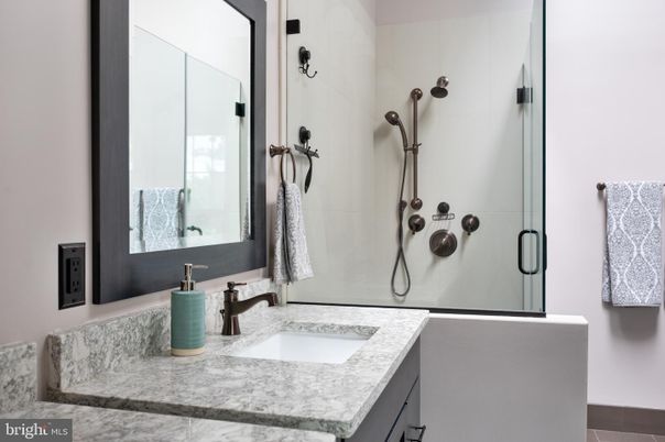 Bathroom, Glass Shower, Interior