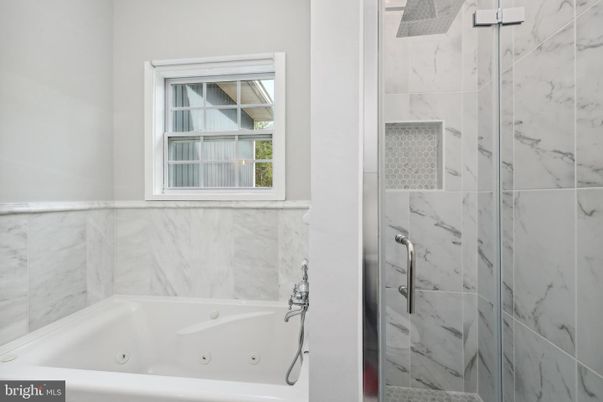 Bathroom, Glass Shower, Interior, Marble Walls