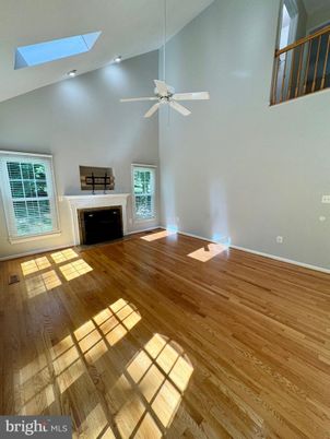 Empty room, Fireplace, Interior, Wood Texture Flooring