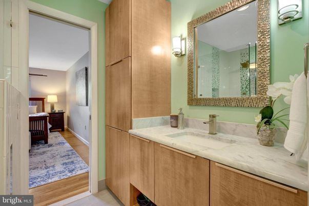 Bathroom, Interior, Wood Texture Flooring