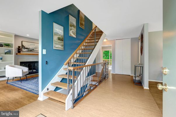Fireplace, Interior, Recessed Lighting, Wood Texture Flooring