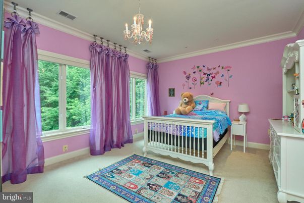 Bedroom, Chandelier, Interior