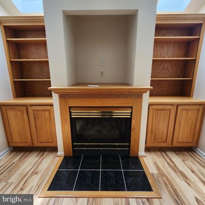 Fireplace, Interior, Wood Texture Flooring