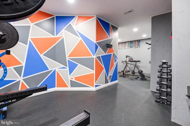 Fitness Equipment, Interior, Recessed Lighting
