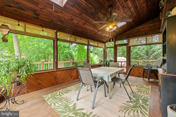 Dining room, Interior, Sun Room, Wooden Ceilings, Wood Texture Flooring
