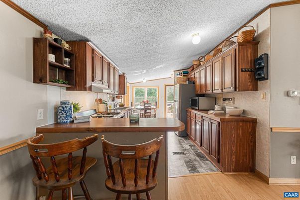 Interior, Kitchen, Wood Texture Flooring
