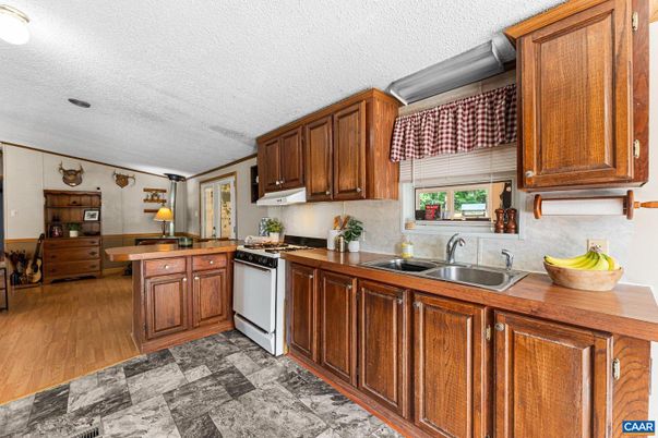 Interior, Kitchen, Wood Texture Flooring