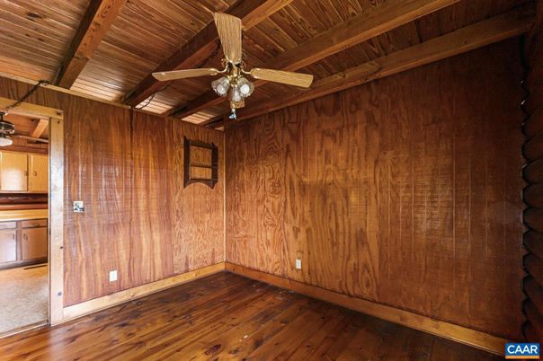 Empty room, Interior, Wooden Beams, Wooden Ceilings, Wood Texture Flooring, Wooden Walls