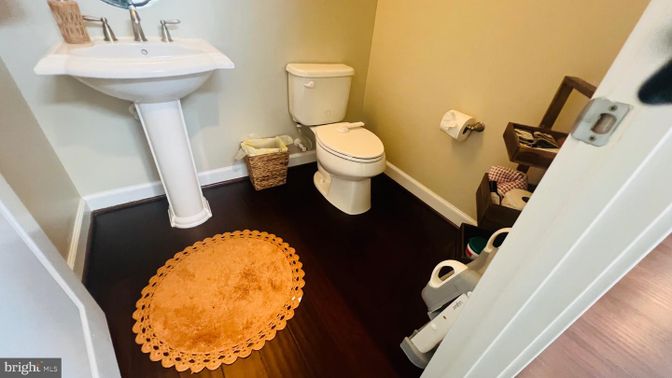 Bathroom, Interior, Wood Texture Flooring