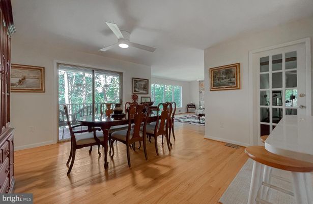 Dining room, Interior, Wood Texture Flooring