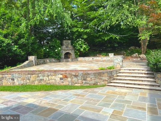 Backyard, Exterior, Fireplace