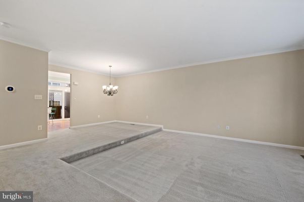 Chandelier, Empty room, Interior