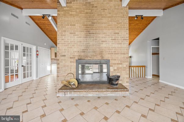 Fireplace, Interior, Stone Walls