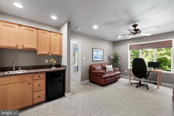 Home Office, Interior, Recessed Lighting