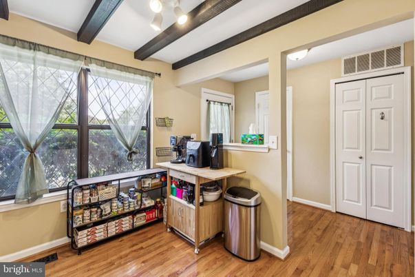 Home Office, Interior, Wooden Beams, Wood Texture Flooring