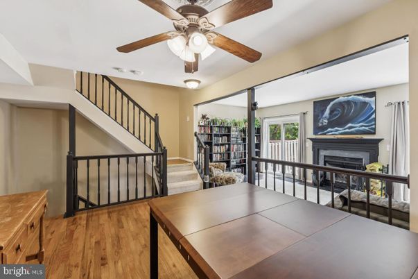 Fireplace, Interior, Wood Texture Flooring
