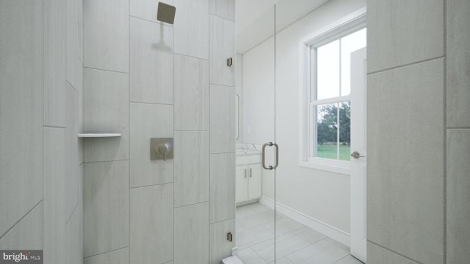 Bathroom, Glass Shower, Interior
