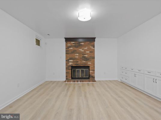 Empty room, Fireplace, Interior, Wood Texture Flooring