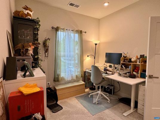 Home Office, Interior, Recessed Lighting