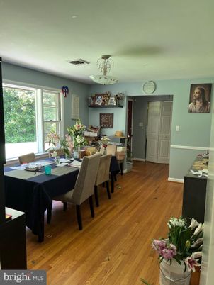 Dining room, Interior, Wood Texture Flooring