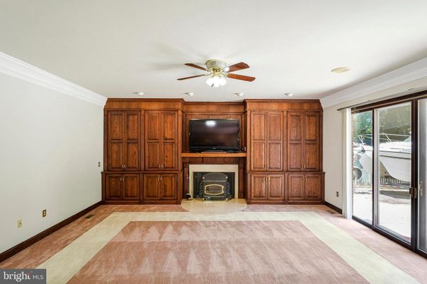Empty room, Fireplace, Interior, Recessed Lighting