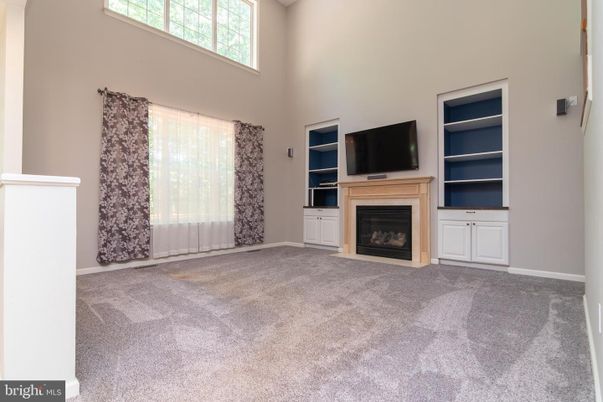 Empty room, Fireplace, Interior