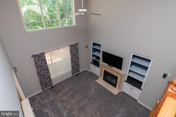 Empty room, Fireplace, Interior