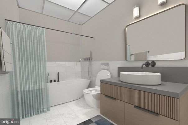Bathroom, Dual Sink Vanities, Free Standing Baths, Interior, Marble